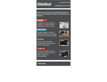 Tablet Screenshot of fabulous-store.co.uk